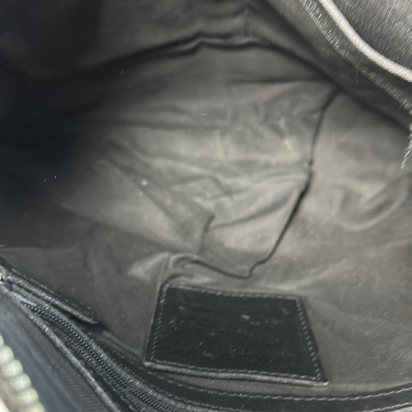 Coach # 9188 Legacy  Duffle Black Leather Crossbody Bag Purse - Picture 10 of 11